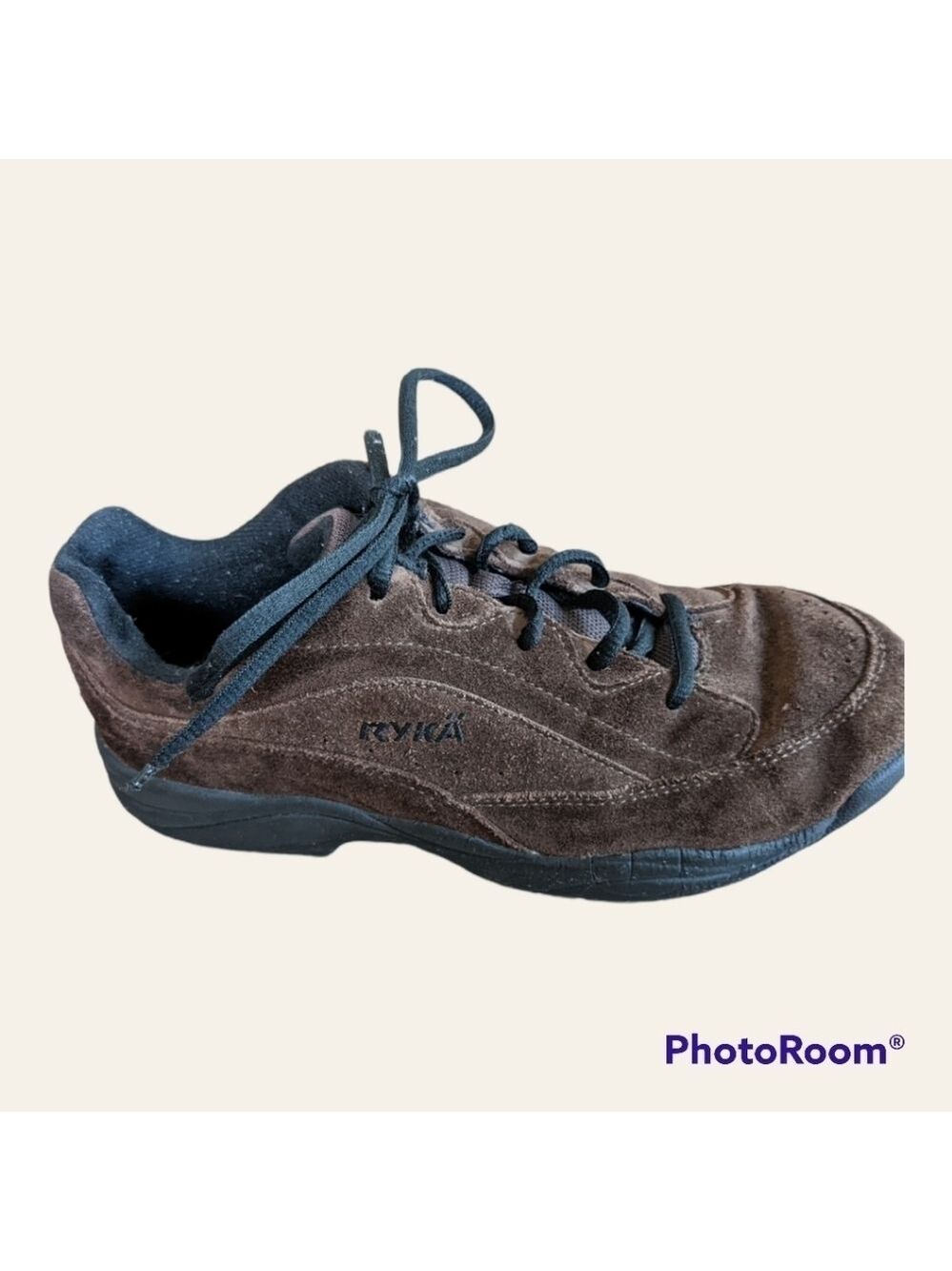 Ryka Catalyst brown suede sneakers Size 7.5M Comfort